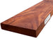 Wooden shelves made from Singapore grown African Mahogany. 