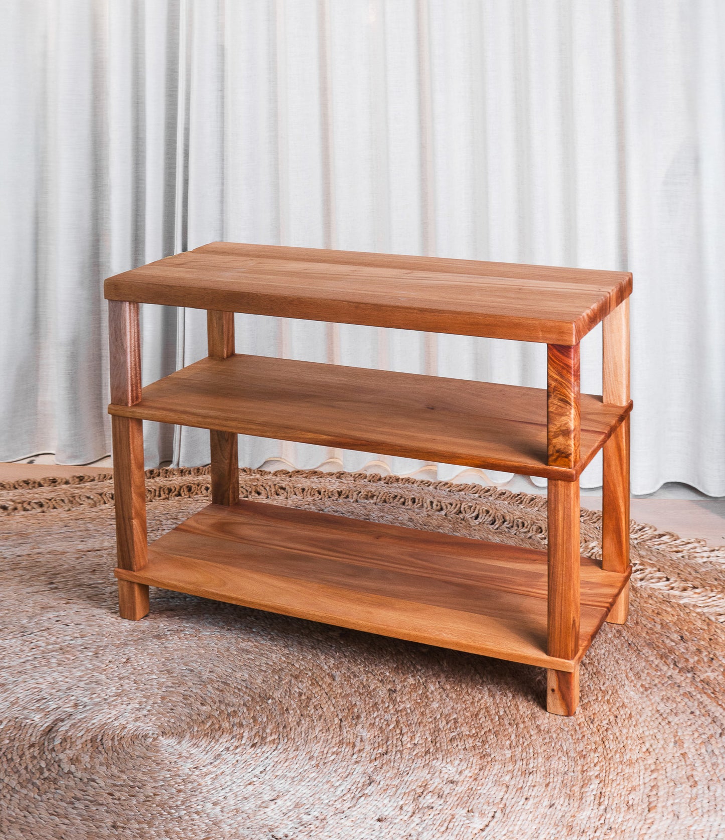 African Mahogany Low Rack