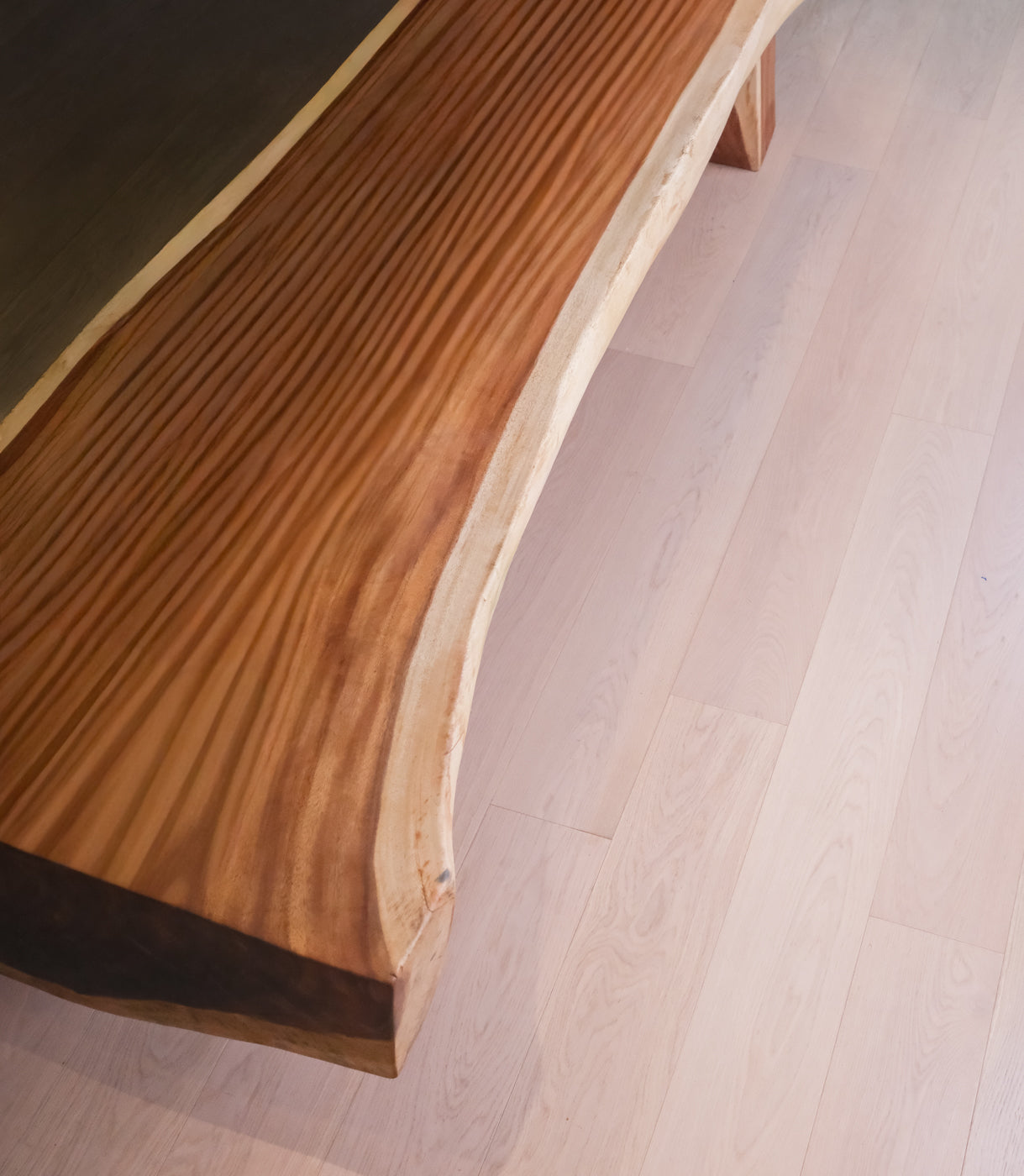 Rustic Solid Wood Log Table