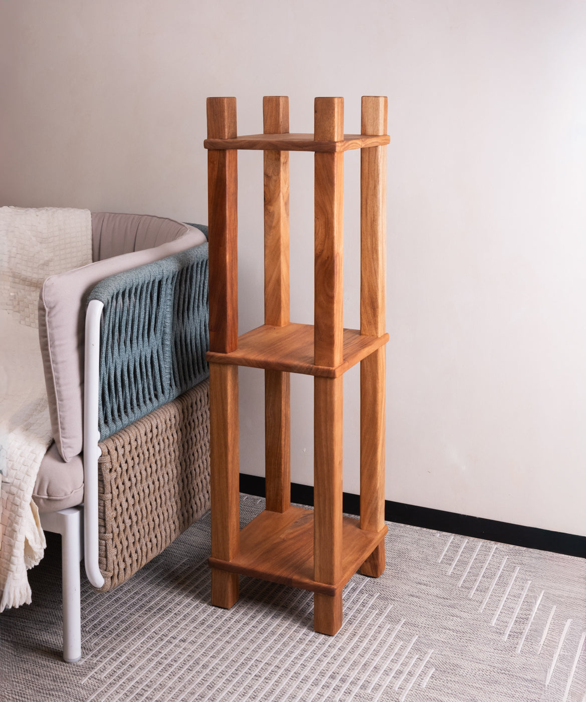 African Mahogany Riviera Rack