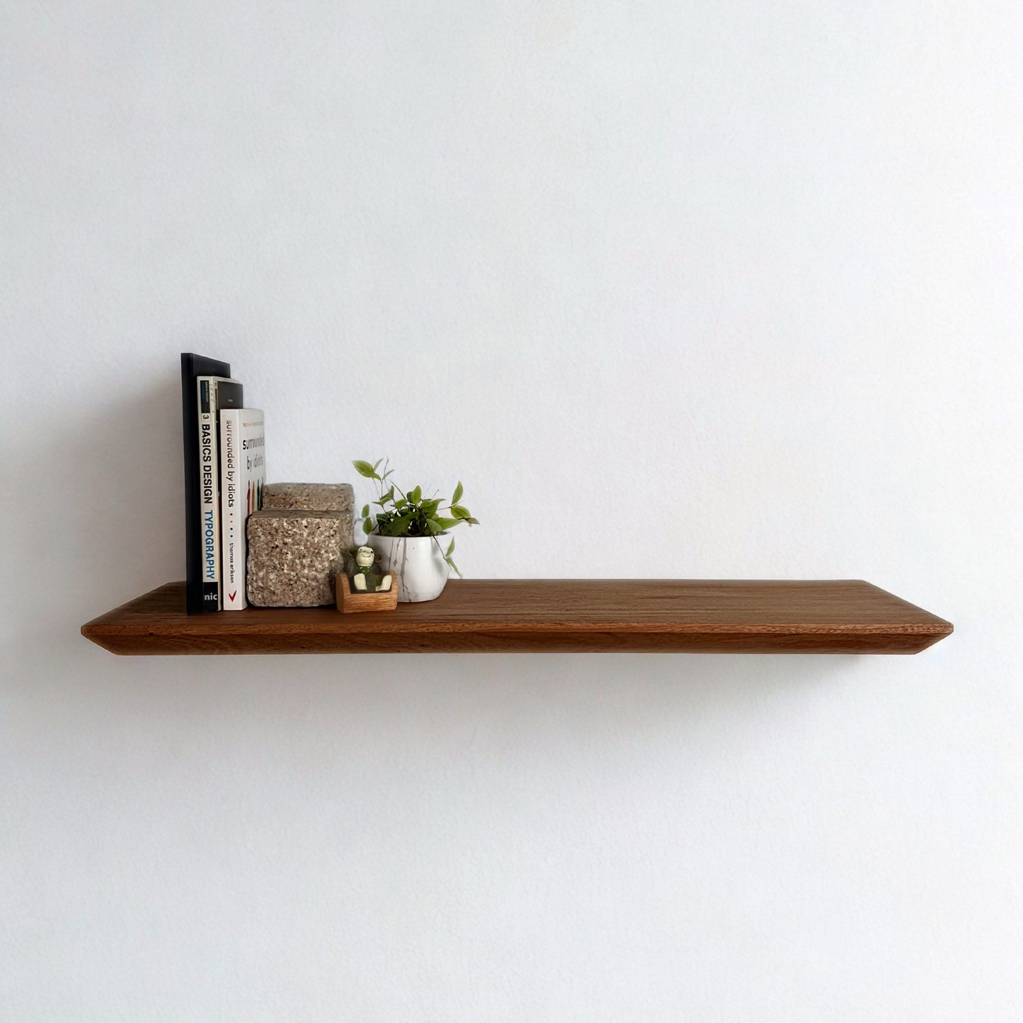 African Mahogany Chamfered Shelf