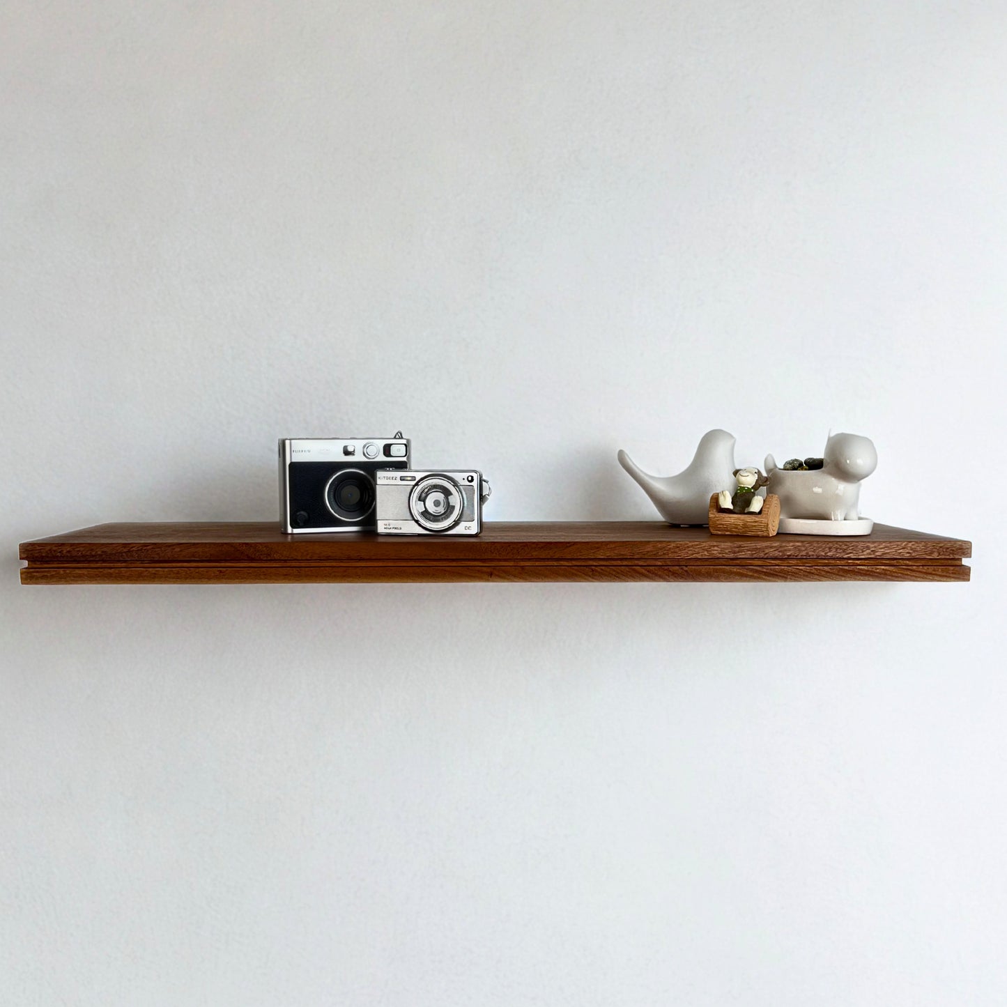 African Mahogany Grooved Shelf