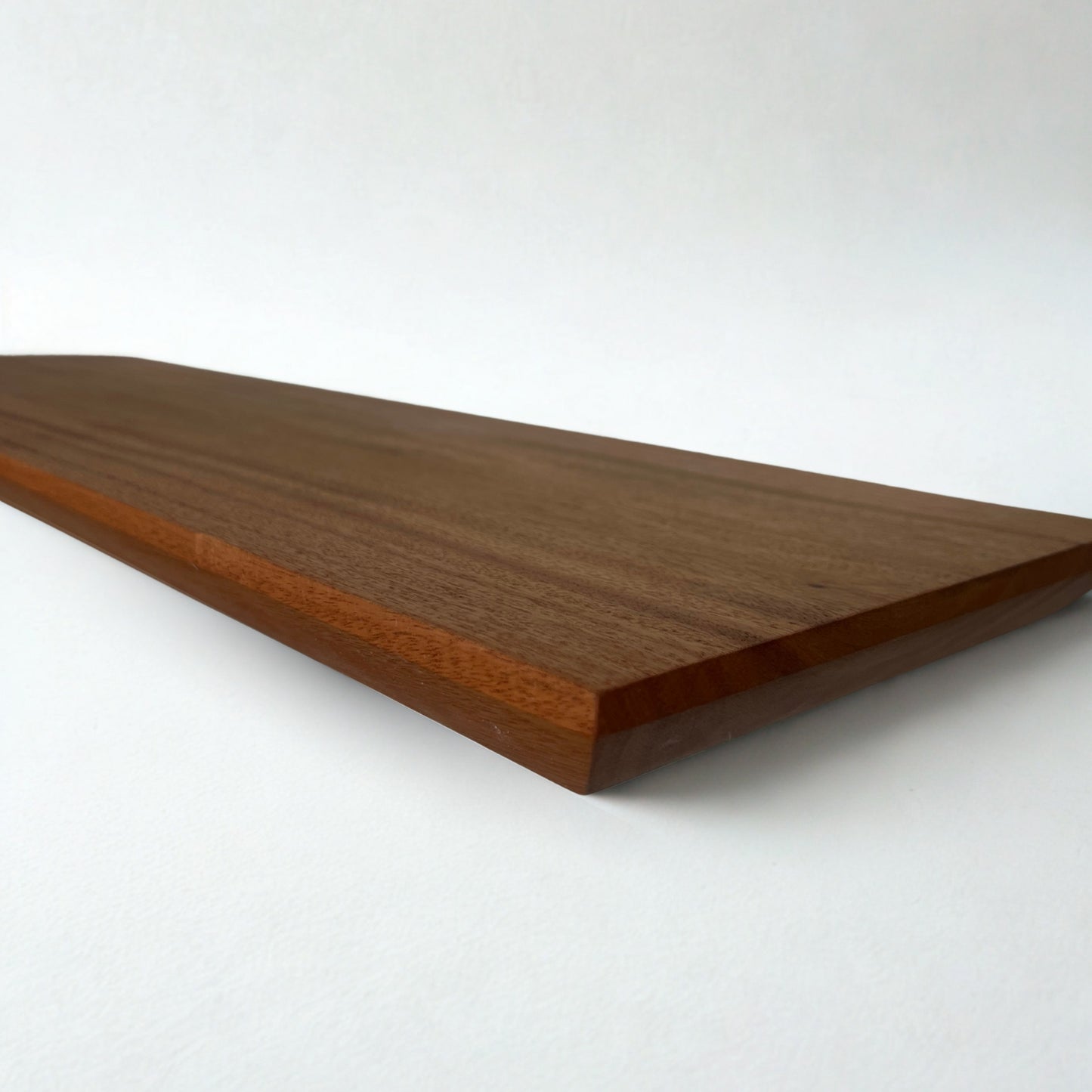 African Mahogany Chamfered Shelf