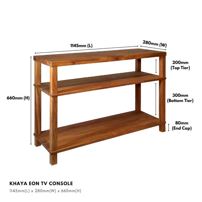 African Mahogany Eon Low Rack – Timber Actually