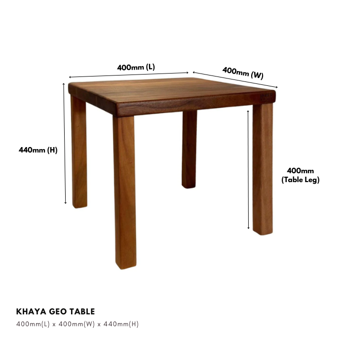 Khaya Geo Table - DIY Series