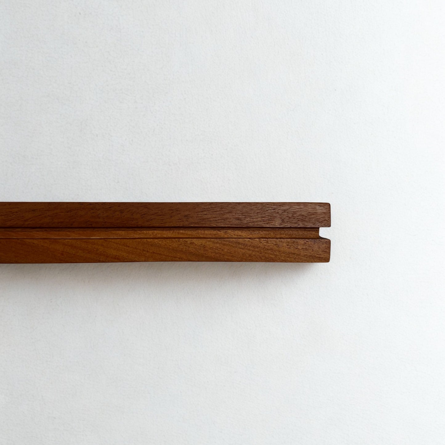 African Mahogany Grooved Shelf