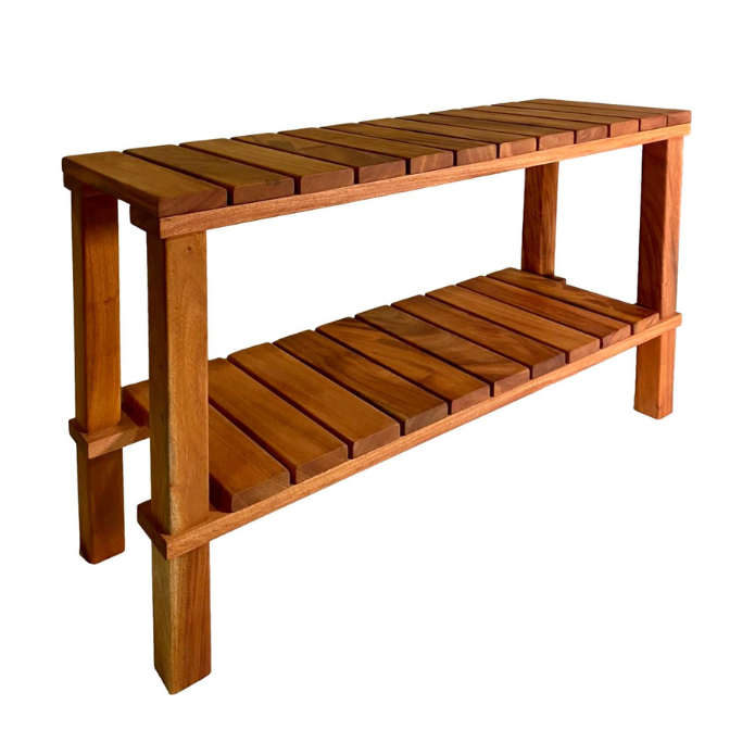 African Mahogany Shoe Rack – Timber Actually