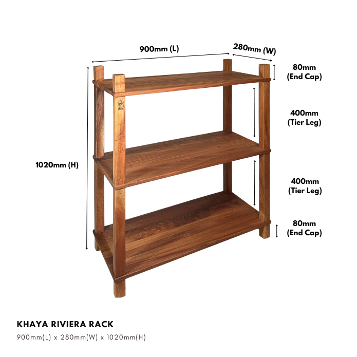 Khaya Riviera Rack - DIY Series