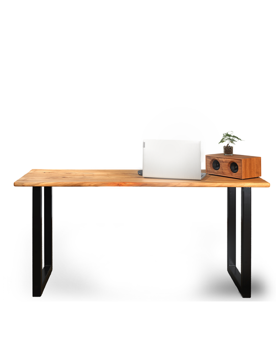 This beautiful solid wood table is made from the Angsana wood tree that was grown locally in Singapore
