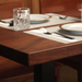 The grains of the African Mahogany is perfect for dining table. 