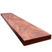 Wall shelves made from Singapore' grown African Mahogany. 